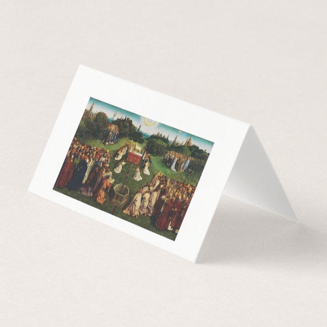 Adoration de l'agneau par Jan van Eyck (Front)
