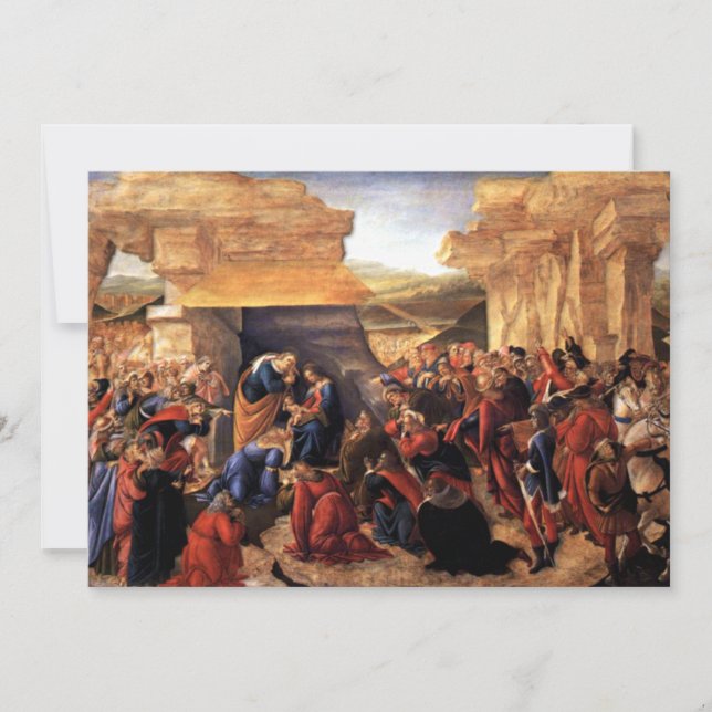 Adoration des Mages - Botticelli (Devant)
