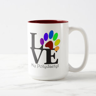 ADORER mon polydactyle 15 oz de Mug