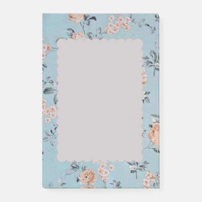 Adoring Flowers - Mariage Post-it 4"x6" (Devant)