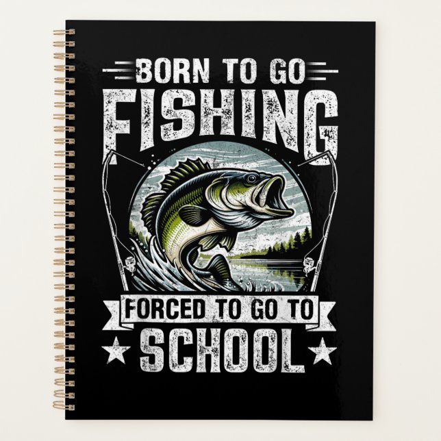 Ados garçons de pêche forcés d'aller à l'école (Devant)