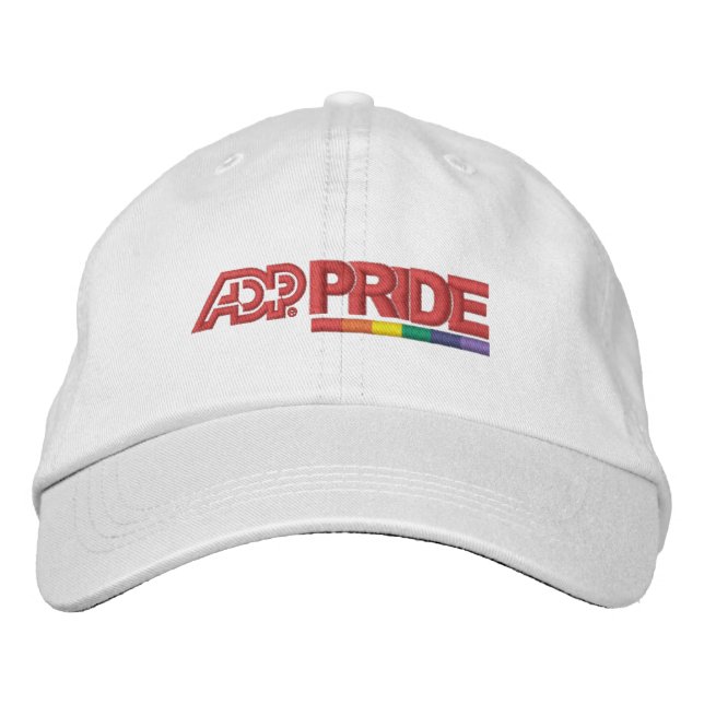 ADP Pride Casquette réglable - Blanc (Devant)