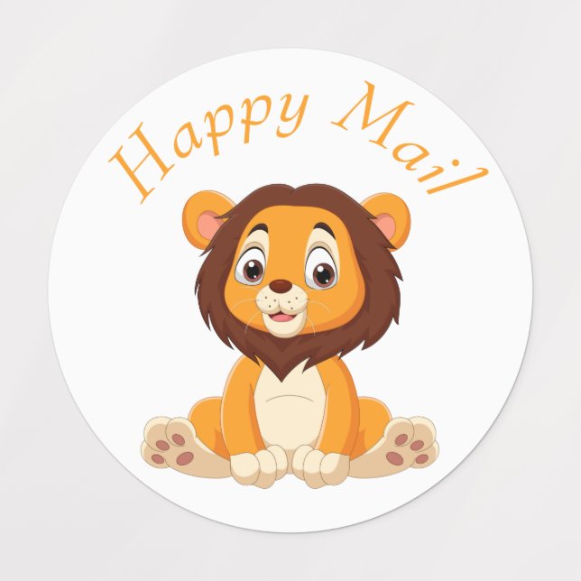 adresse d'anniversaire étiquettes aquarelle (Design 1)