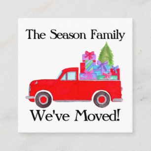 Adresse Faire-part Retro Picket Noël