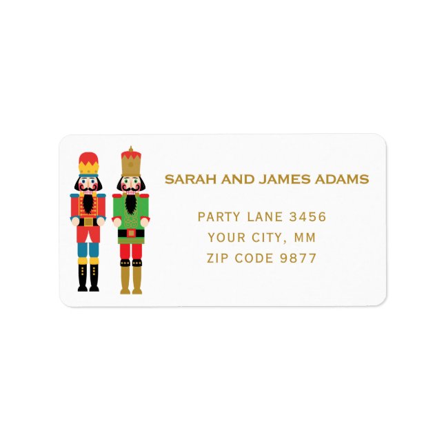 ADRESSE NUTCRACKER CLASIQUE DE NOËL STICKER (Devant)