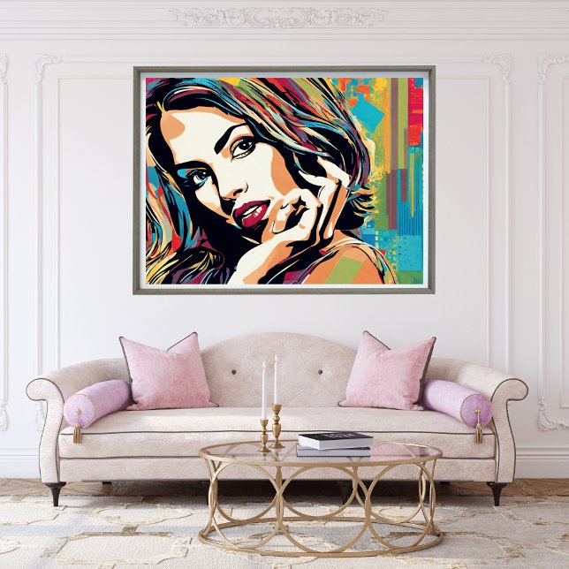 Adrianne Semble Bon Poster D'Art Pop (Adrianne Looks Good Pop Art Poster)