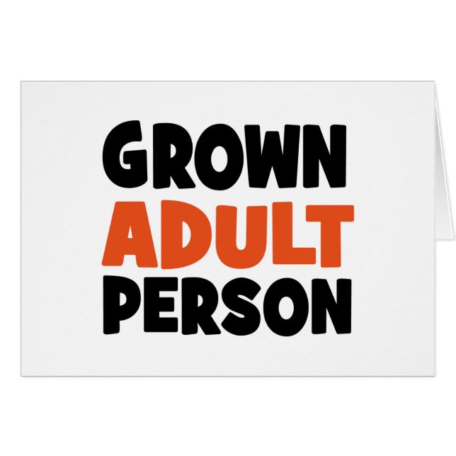 adulte (Devant horizontal)