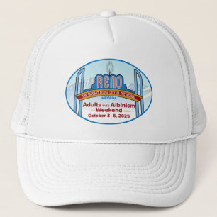 Adultes avec Albinisme Reno 2025 Casquette
