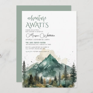 Adventure Attend Baby shower Invitation