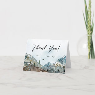 Adventure Attend Carte de remerciements Baby showe