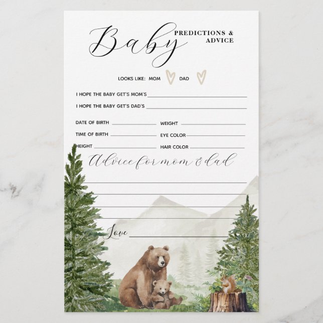 Adventure Attend Genre Neutre Baby shower Jeu (Devant)