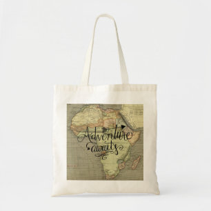 Adventure Await Old World Map Sac fourre-tout