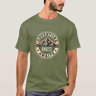 Adventure Await - T-shirt Vintage extérieur