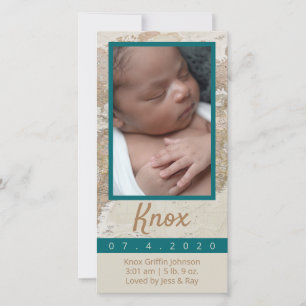 Adventure Baby Photo Faire-part