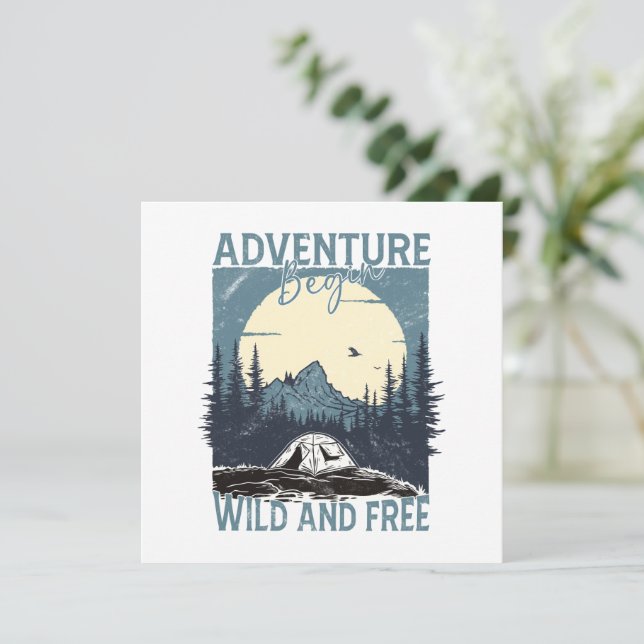 Adventure Begin - Wild and Free (Debout devant)