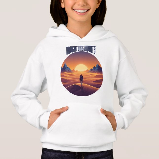 Adventure Desert Tee — Chasing Dunes & Desert Sky (Devant)