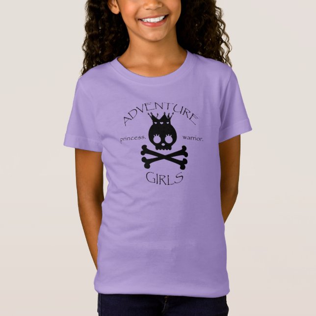 Adventure Girls Pirate kids T-shirt à manches cour (Devant)