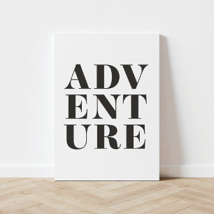 Adventure Kids Salle Typographie Toile Imprimer