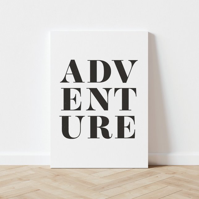 Adventure Kids Salle Typographie Toile Imprimer (Créateur téléchargé)