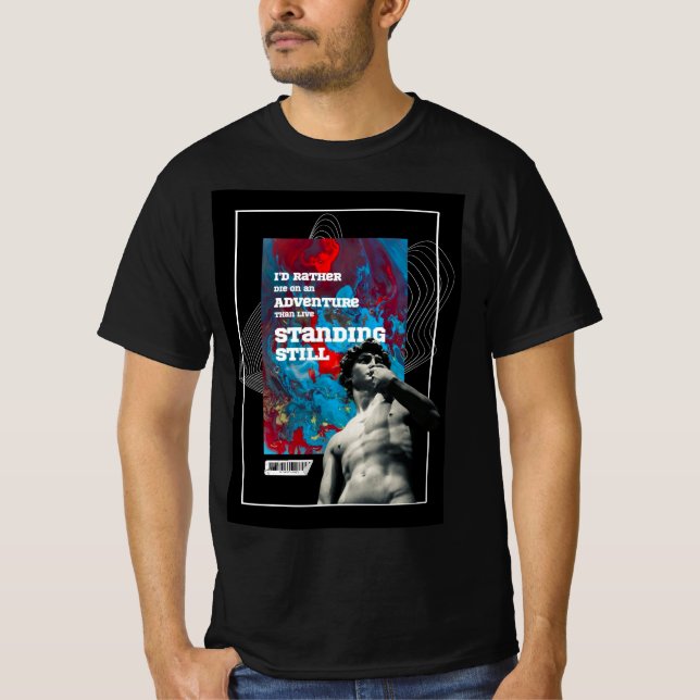 Adventure Quote -  Live Fully Motivational T-shirt (Devant)