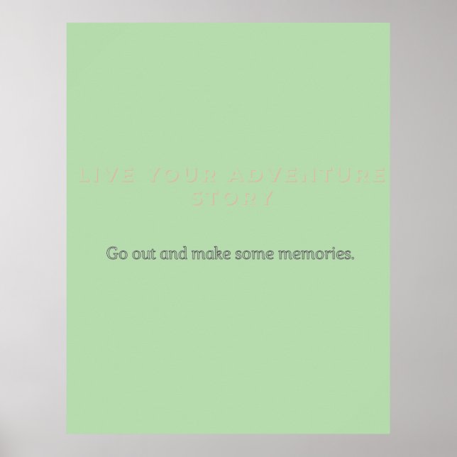 Adventure Story Poster (Devant)