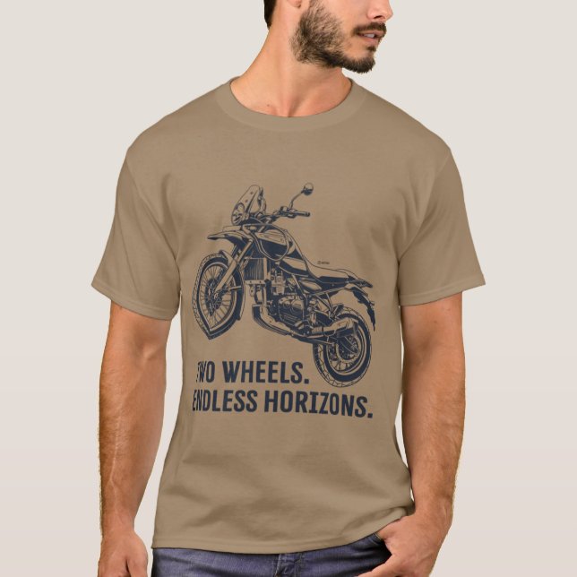 Adventure Vélo sport double T-shirt Royal Enfield  (Devant)