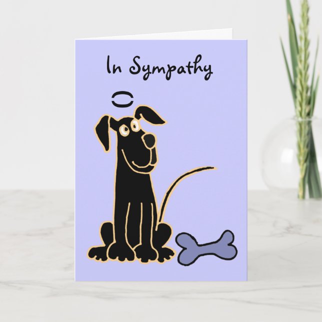 AE- Carte de Sympathie pour animal de compagnie de (Devant)