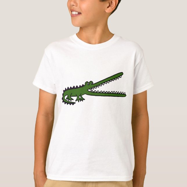 AE- T-shirt Cartoon crocodile (Devant)