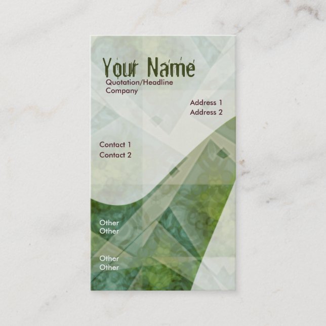 Aerialistica Vertical #2 Carte de visite (Devant)