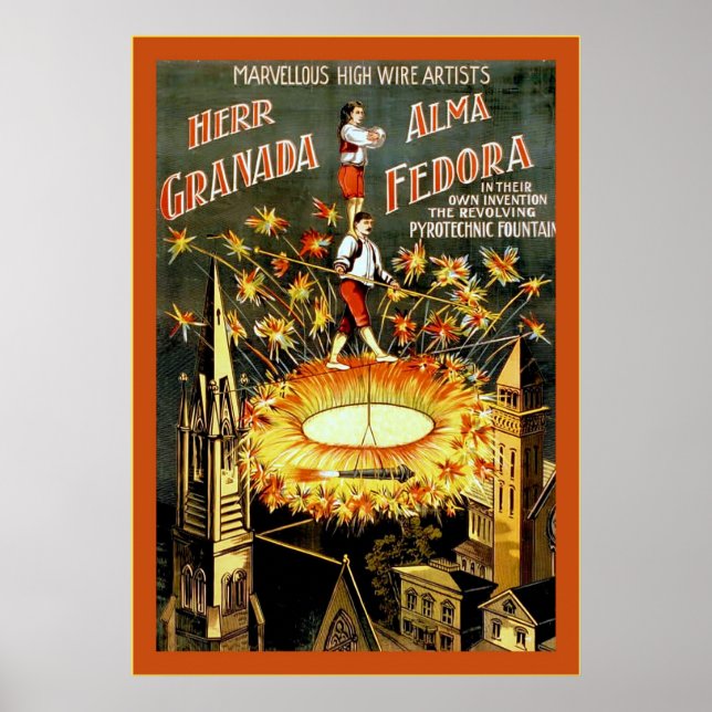 Aériens vintages ~ Affiche publicitaire (Devant)