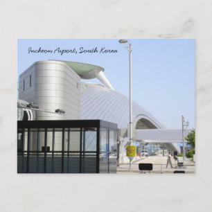 Aéroport d'Incheon, Corée du Sud Carte postale