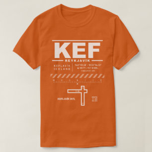 Aéroport international Keflavík KEF T-Shirt