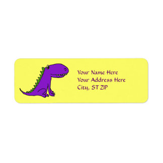 AF - Étiquettes de adresse de dragon violet