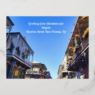 AFA Salutations de Bourbon St. carte postale