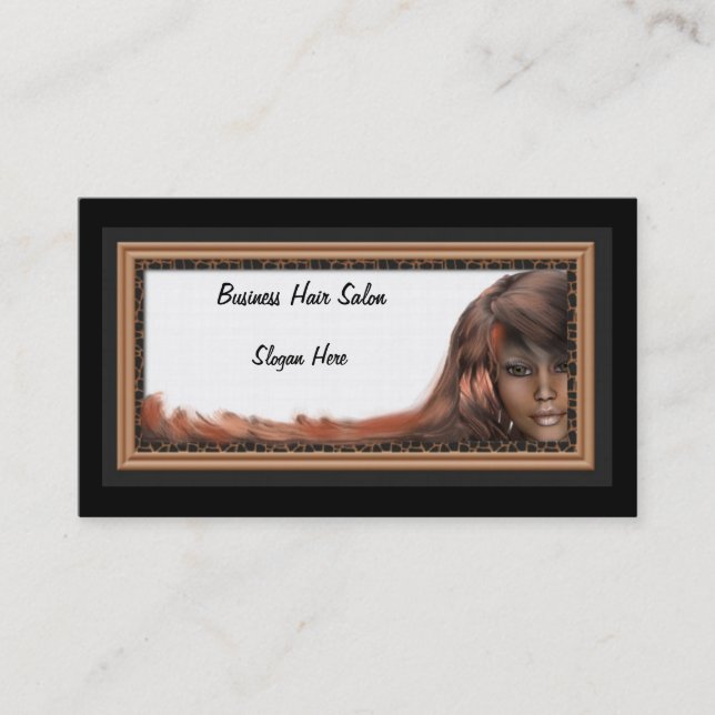 Affaires ou carte personnelle grande pour le salon (Devant)