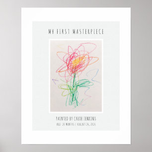 Affichage d'Art pour Enfants Art Mural Personnalis