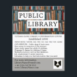 Affichage de livres, prospectus publicitaire de bi<br><div class="desc">Affichage De Livres,  Flyers Publicitaires De Bibliothèque Par Le Magasin Carte de visite.</div>