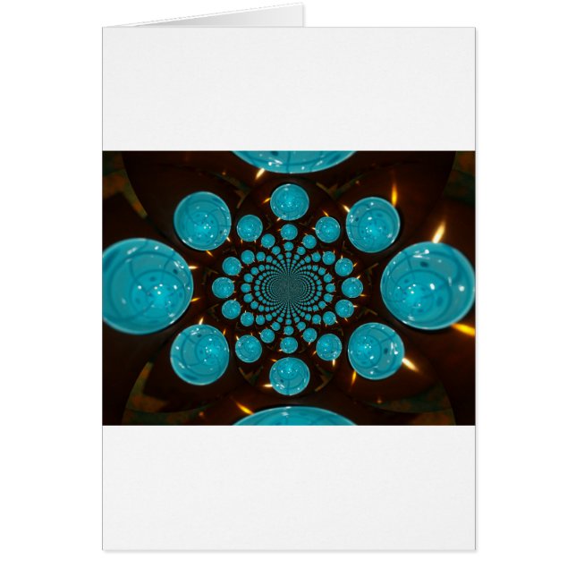 Affichage éclatant des lumières cyanes Kaleidoscop (Devant)