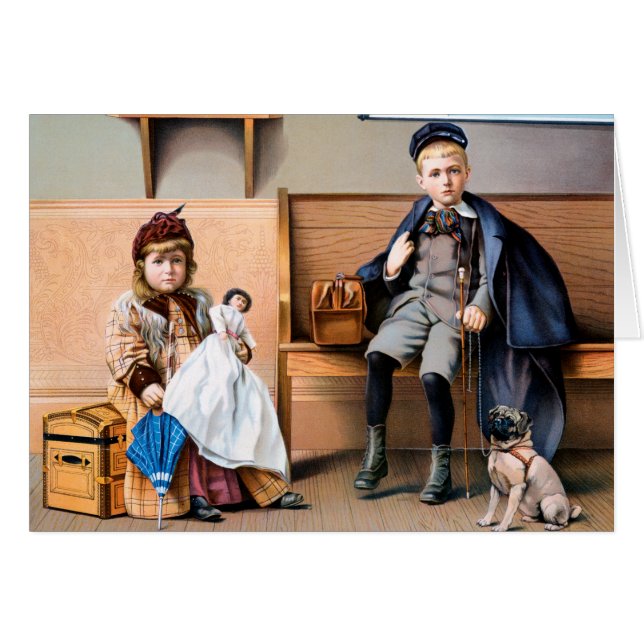 AFFICHAGE SUR LA ROUTE FERROVIAIRE, 1898 (Devant horizontal)