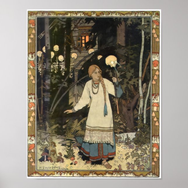 Affiche В а с и л и с       Vasilisa Ivan Bilibin (Devant)