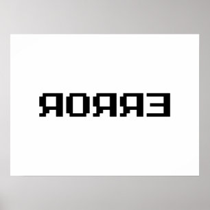 AFFICHE Я Я Я Ǝ   ERREUR