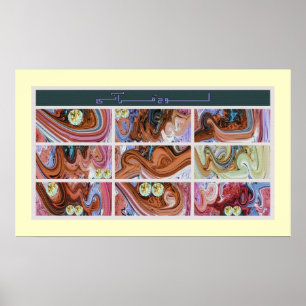 Affiche فن-الخط-لوح-قرآنی de peinture de Qurani de lohe