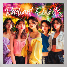 デジタルヒューマンアイドル「Radiant Dreams」　配信記念ポスター