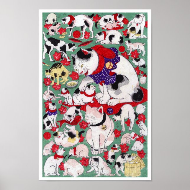 Affiche 作 者 詳 Chats, auteur inconnu (Devant)