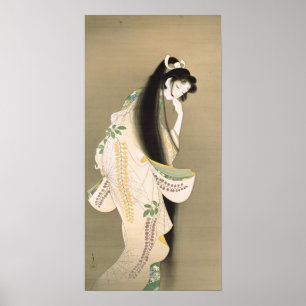Affiche 女の幽霊, 上村松園 Lady Ghost, Uemura Shōen, Japan Art
