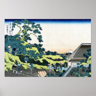AFFICHE 東都駿台, 北斎