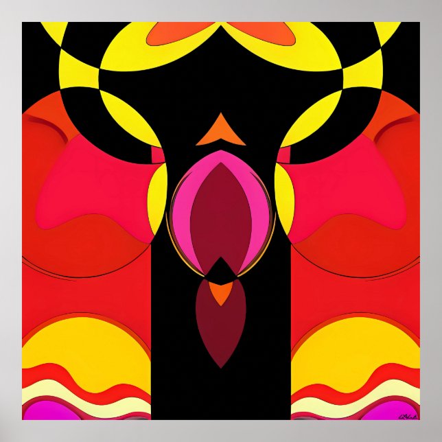 Affiche 桃 花 园 - Ken Gage Art (Devant)