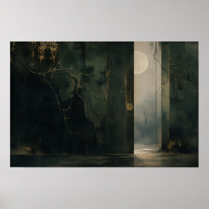 AFFICHE 眠れる庭の門 — KŌAN