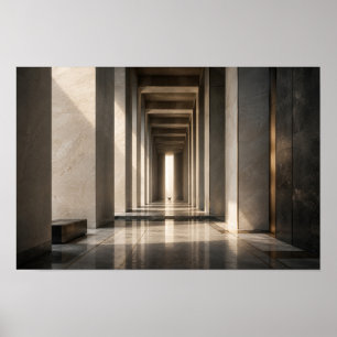 Affiche 静かな回廊 — Aurema (Paysage)