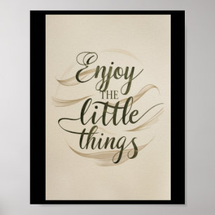 Affiche 007 Profitez de petites choses Sticker